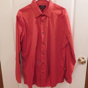 Apt. 9 Men’s Stretch Orange Dress Shirt